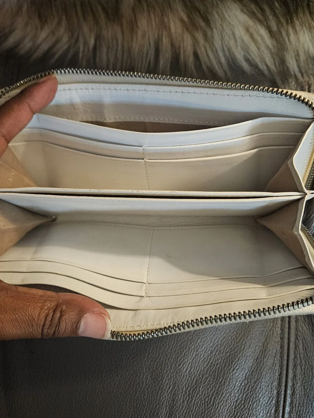 Burberry Classic Plaid Zip Wallet